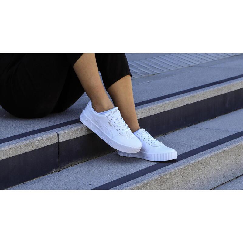 Chaussures de marche active femme Puma Carina blanc