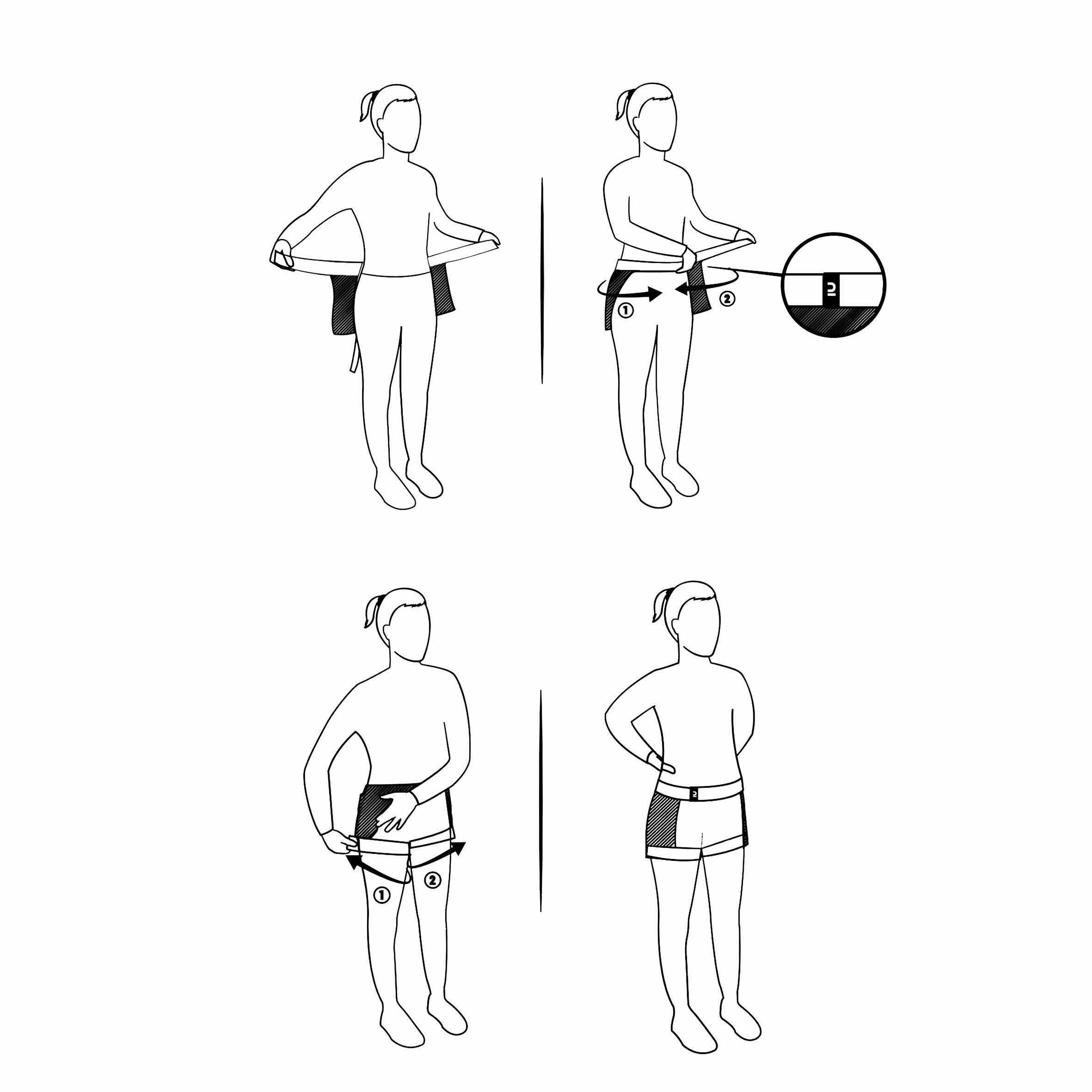 Removable Protective Figure Skating Shorts 6/9