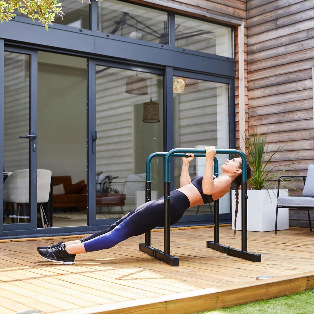 Barras paralelas dip bar fondos 100 ajustable Corength Decathlon