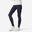 Leggings Slim de Fitness Mulher Fit+ 500 Azul-Marinho