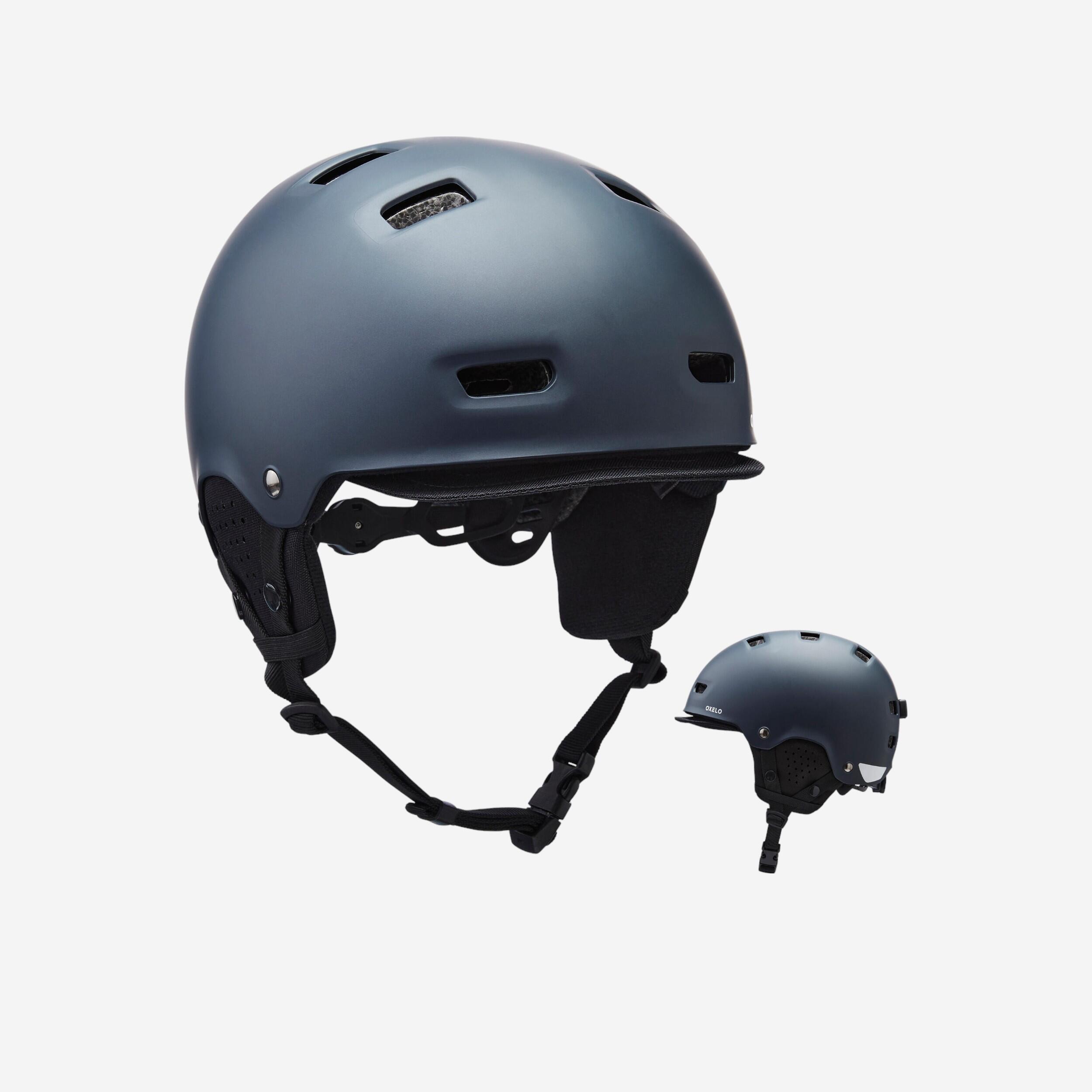 Exclusky Casque Velo Homme Avec Visière Basse Intégrée Casque Velo Femme Casque Trottinette
