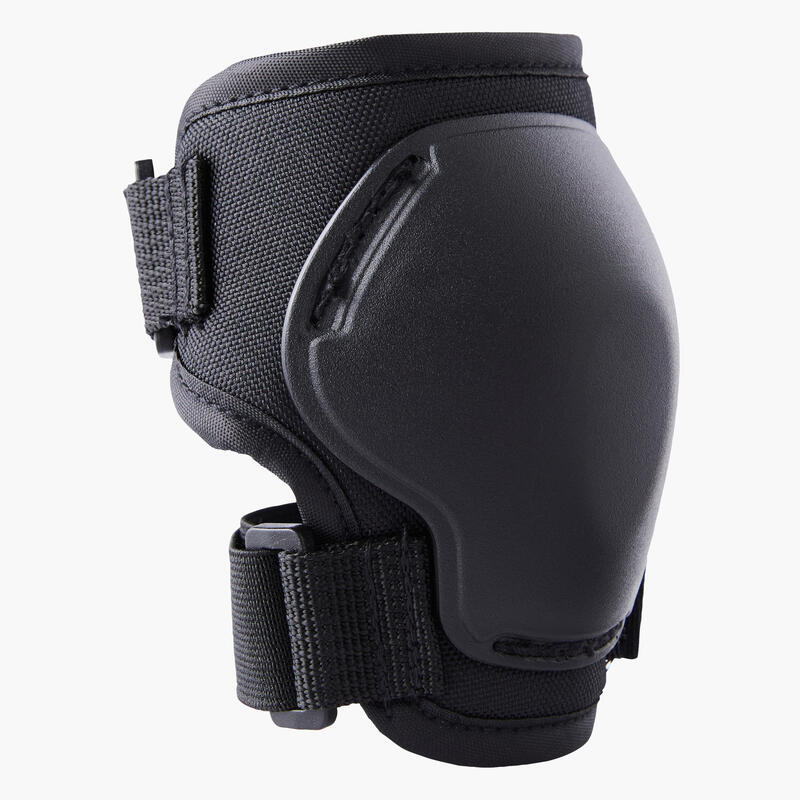 Jim's Store Kit De Protection Enfant – Genouillères, Coudières, Protège-Poignets, Taille 5-16 Ans, Noir/Rose