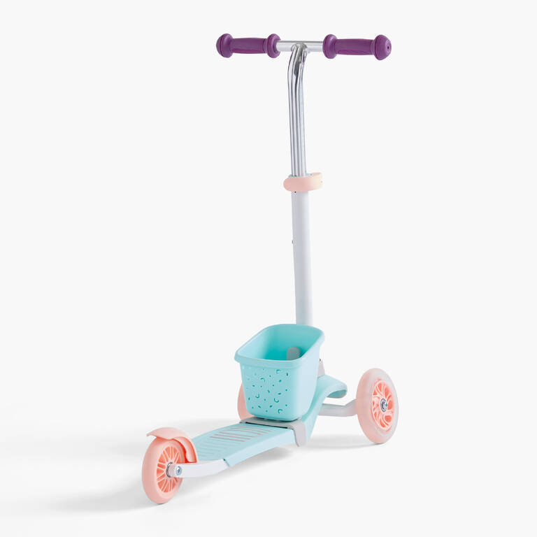 Keranjang/Kotak Mainan untuk Skuter Oxelo 3-Roda BB100 - Mint