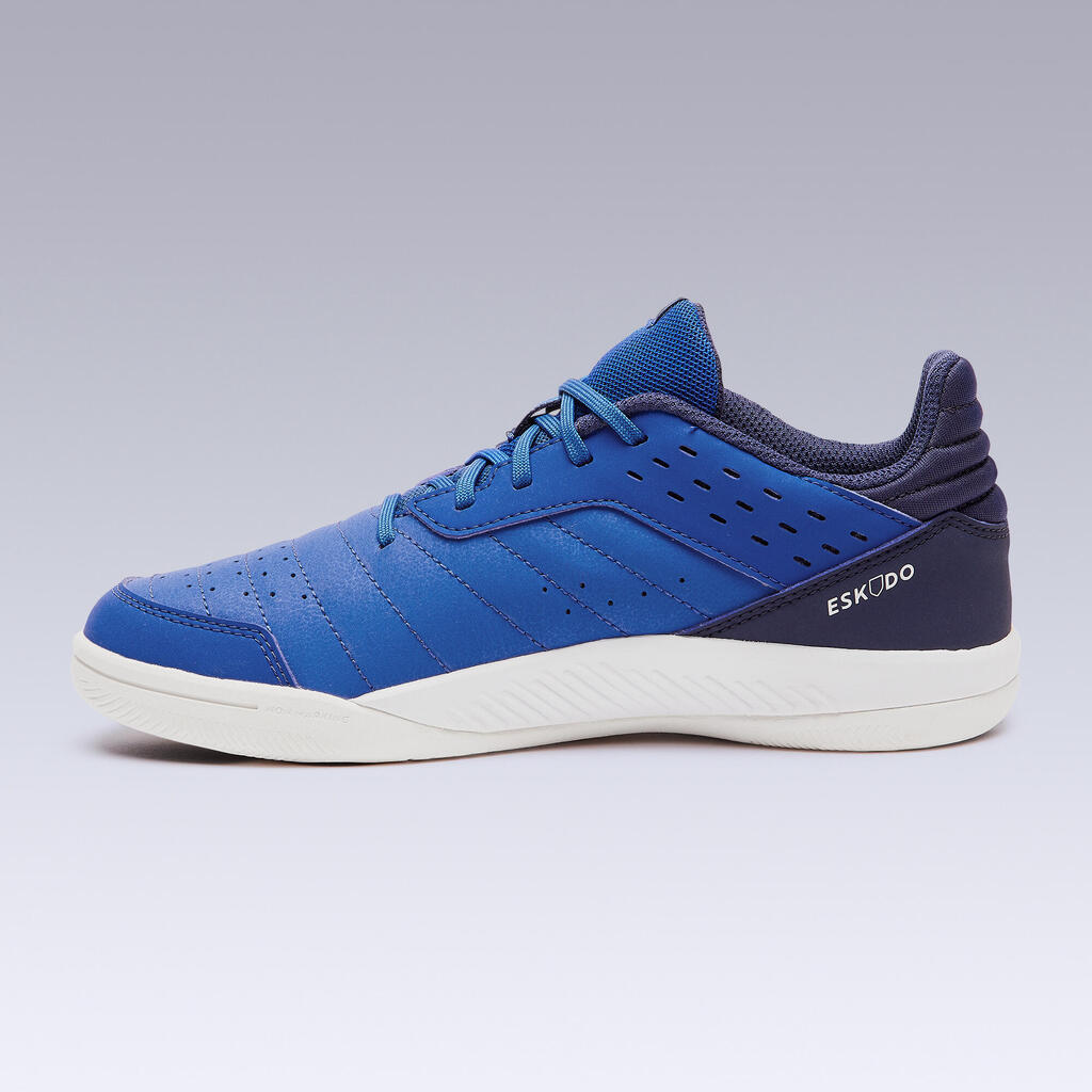 Hallenschuhe Futsal Eskudo 500 Kinder blau