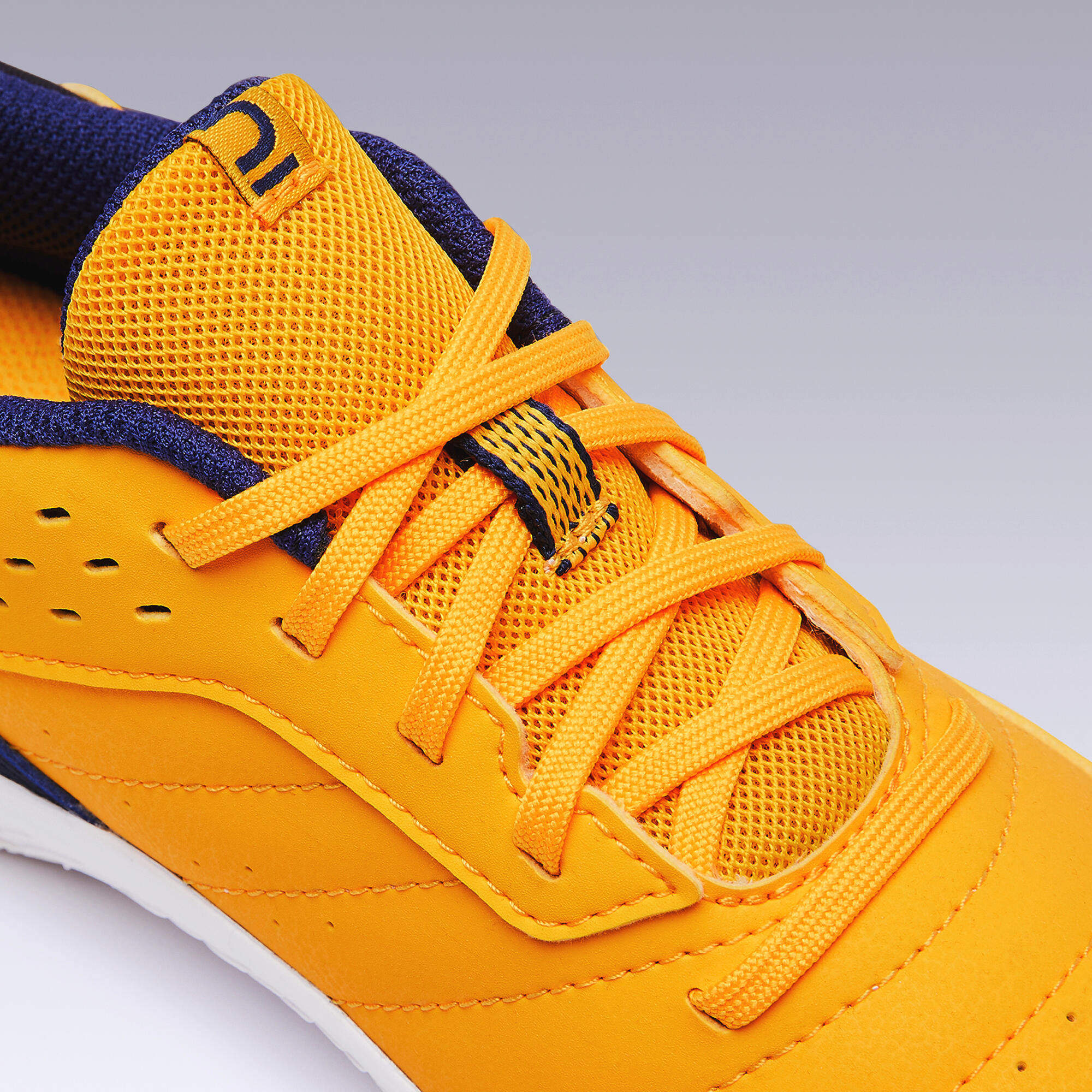 Kids' Futsal Trainers Eskudo 500 JR - Yellow/Blue 12/16