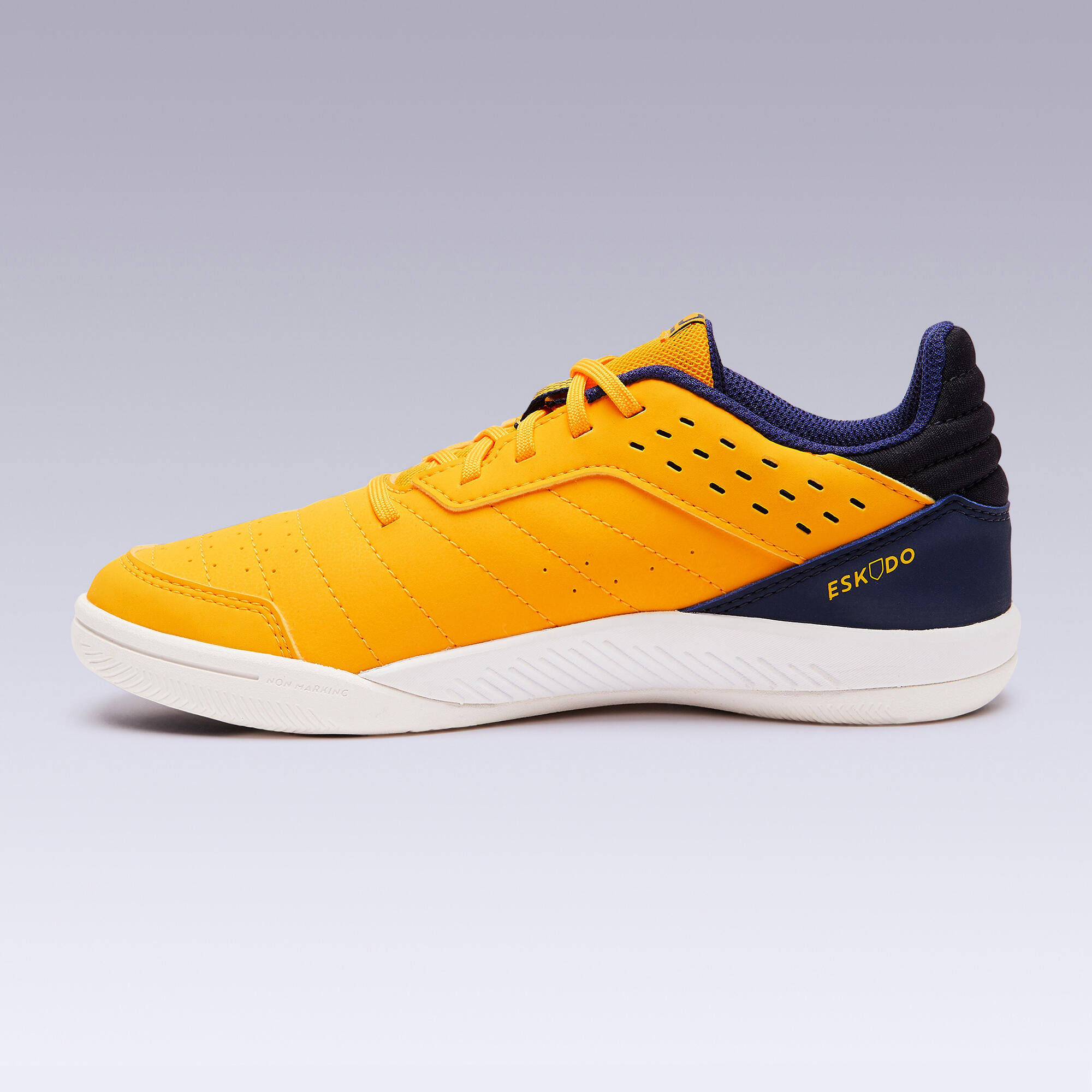 Kids' Futsal Shoes - Eskudo 500 JR Yellow - KIPSTA