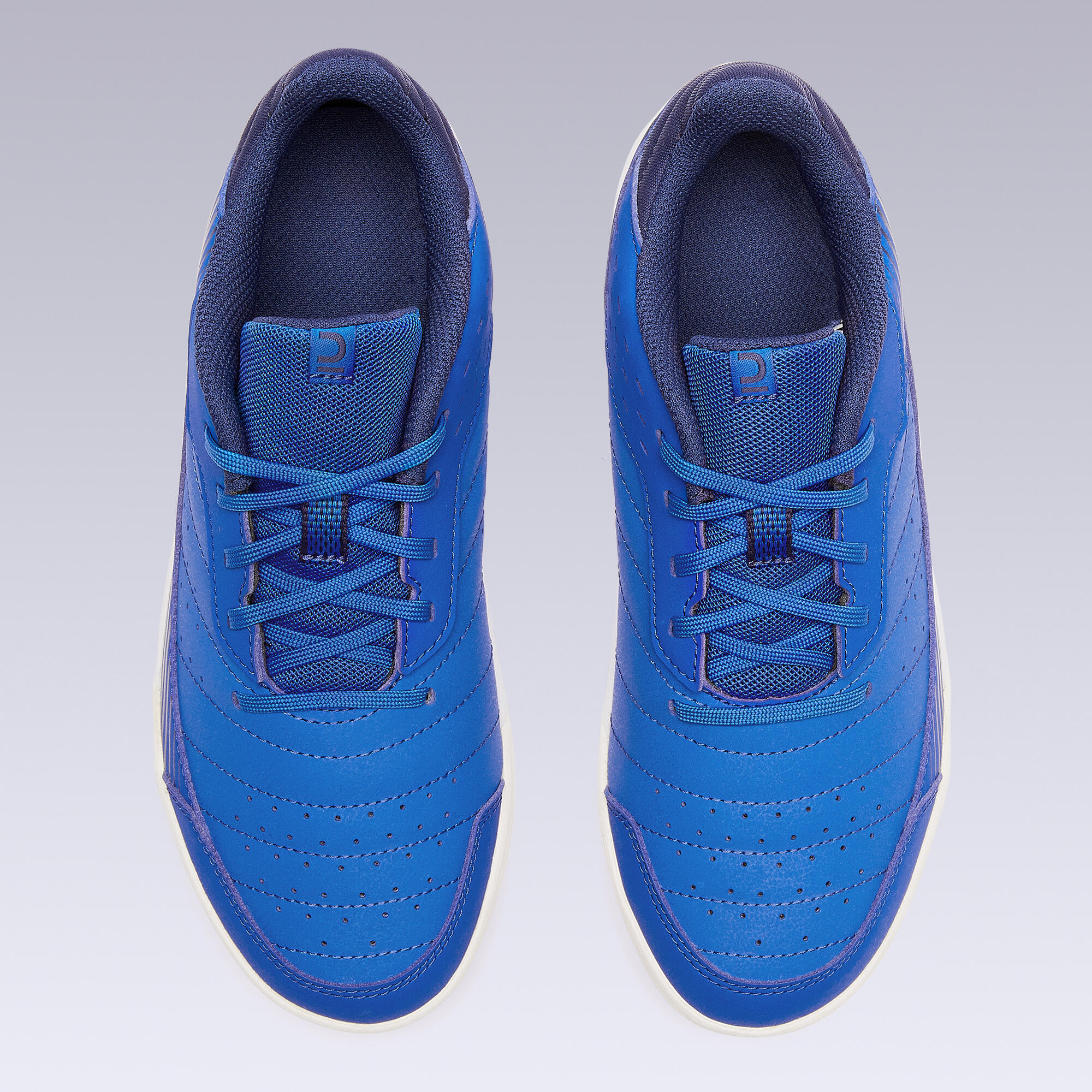 KIPSTA Chaussures De Futsal Eskudo 500 Jr Bleu -