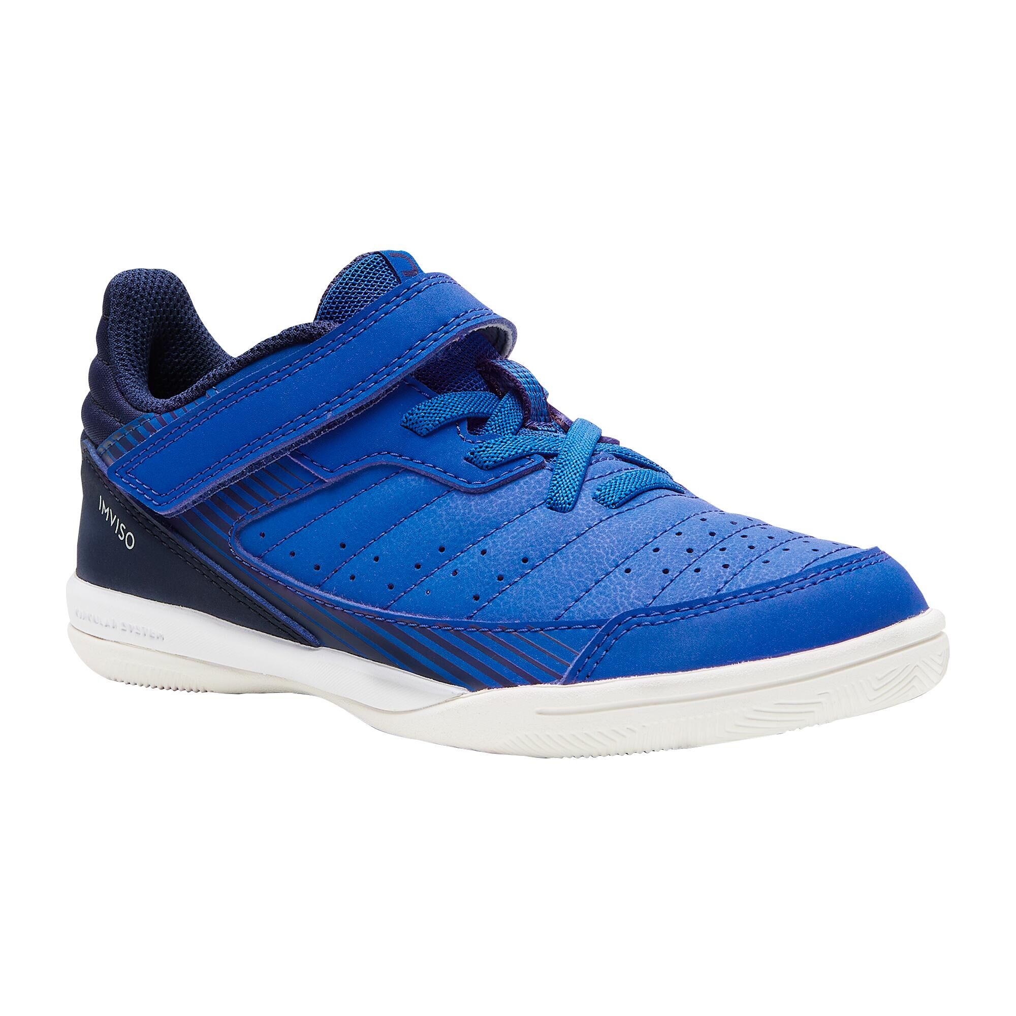 KIPSTA Kids' Futsal Trainers Eskudo 500 - Blue