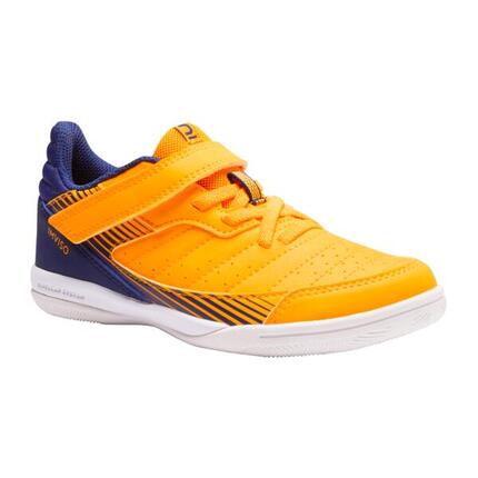 Chaussures de Futsal ESKUDO 500 KD beige bleu
