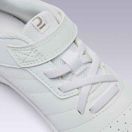 Eskudo 500 Kids' Futsal Boots - White