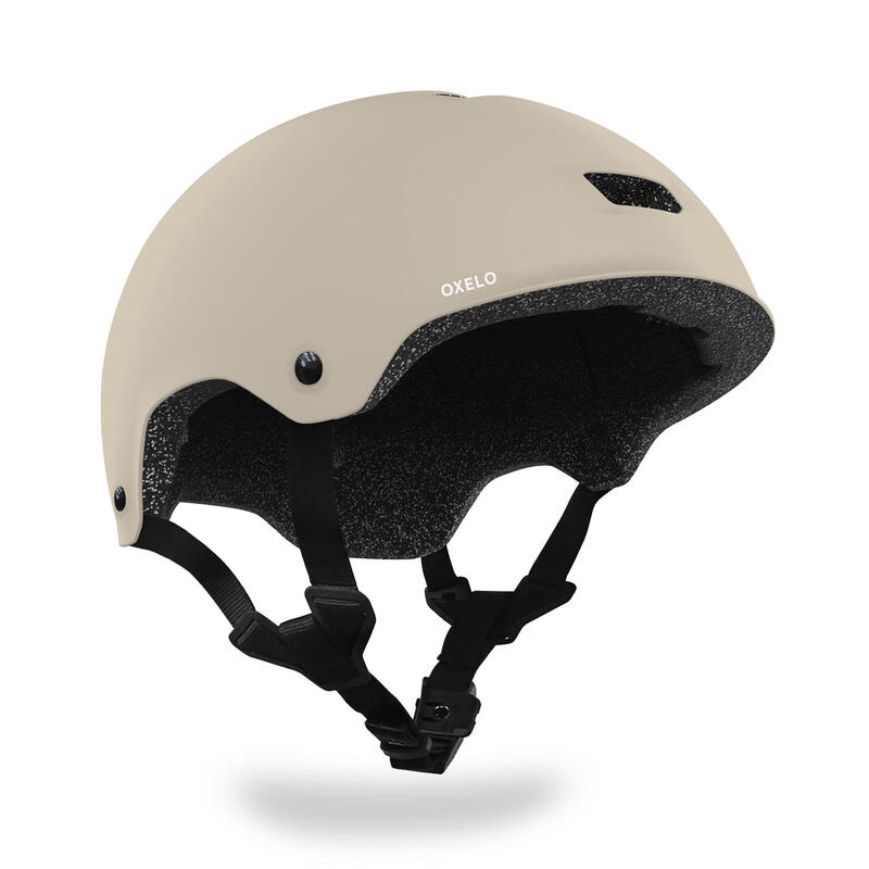 Ultralichte helm voor skaten, skateboarden en steppen MF900 Beige