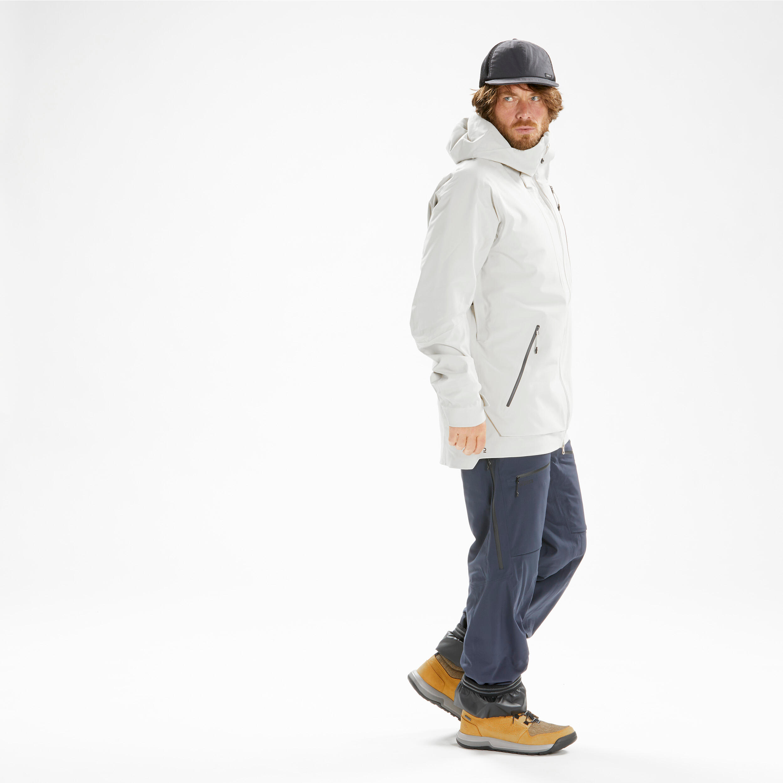 Pantaloni sci uomo FR500 New Padding blu 5/16