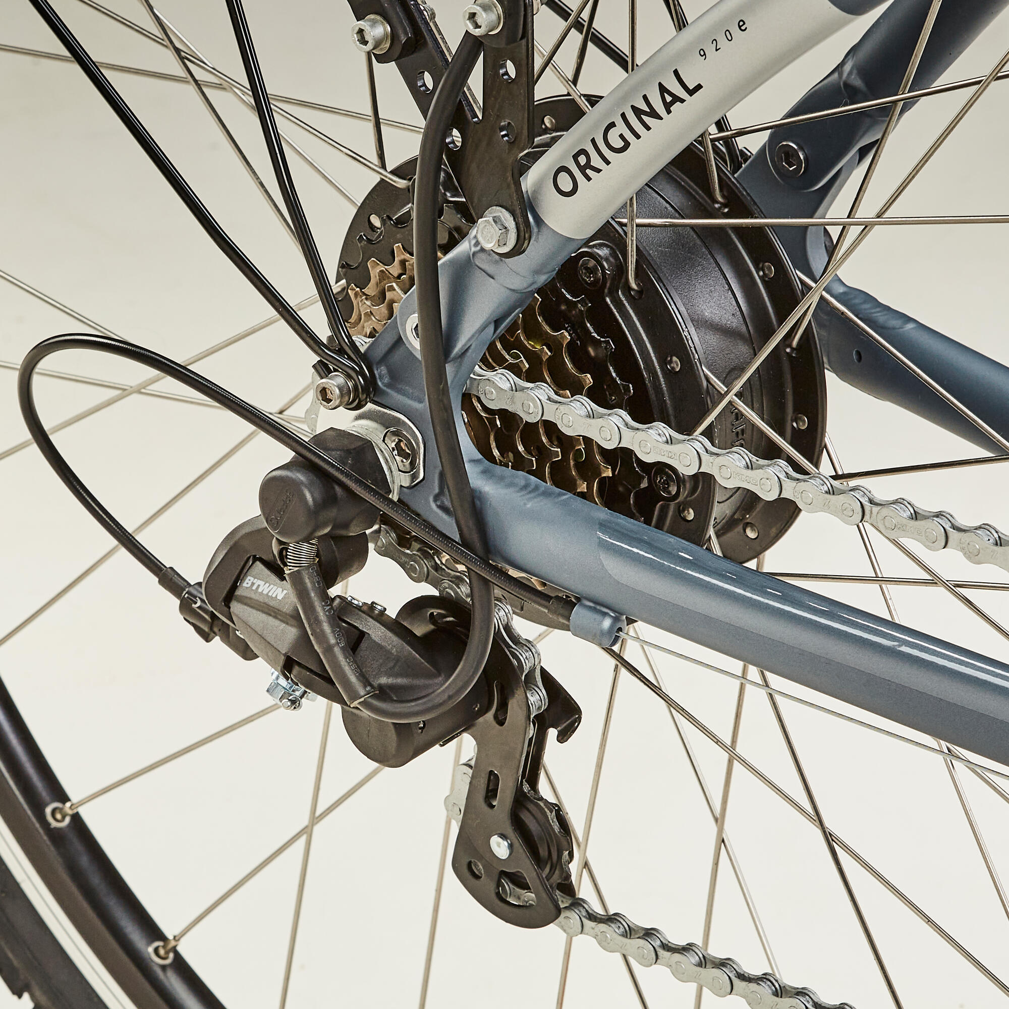 Bici trekking a pedalata assistita ORIGINAL 920 E RIVERSIDE | DECATHLON