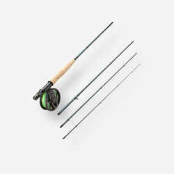 Rod / reel / fly line / leader combo for freshwater fly fishing