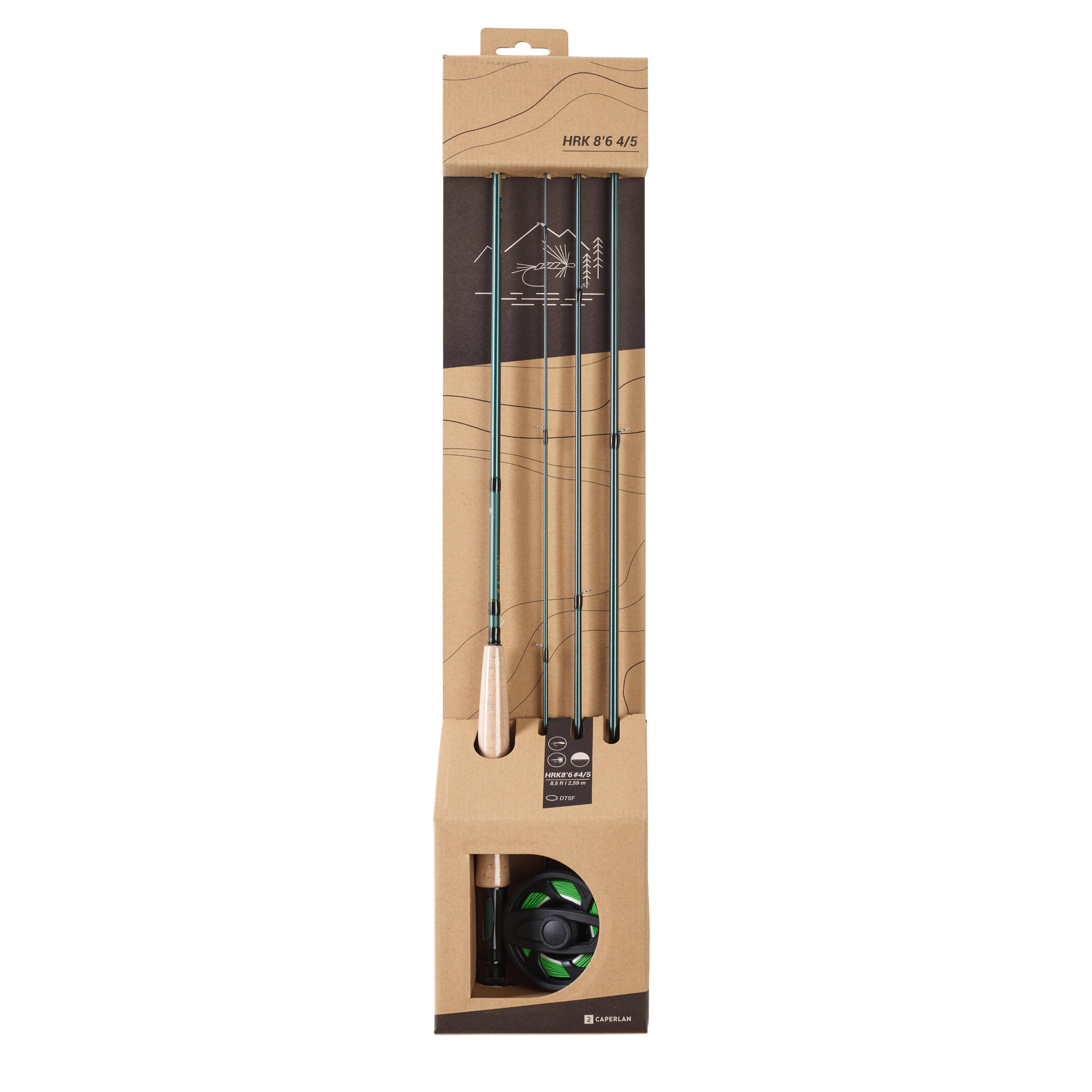 Fly Fishing Combo - HRK 8’6 4/5 - CAPERLAN