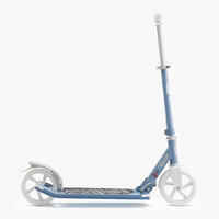 City Roller Scooter Mid 7 mit Ständer grau/blau/weiss