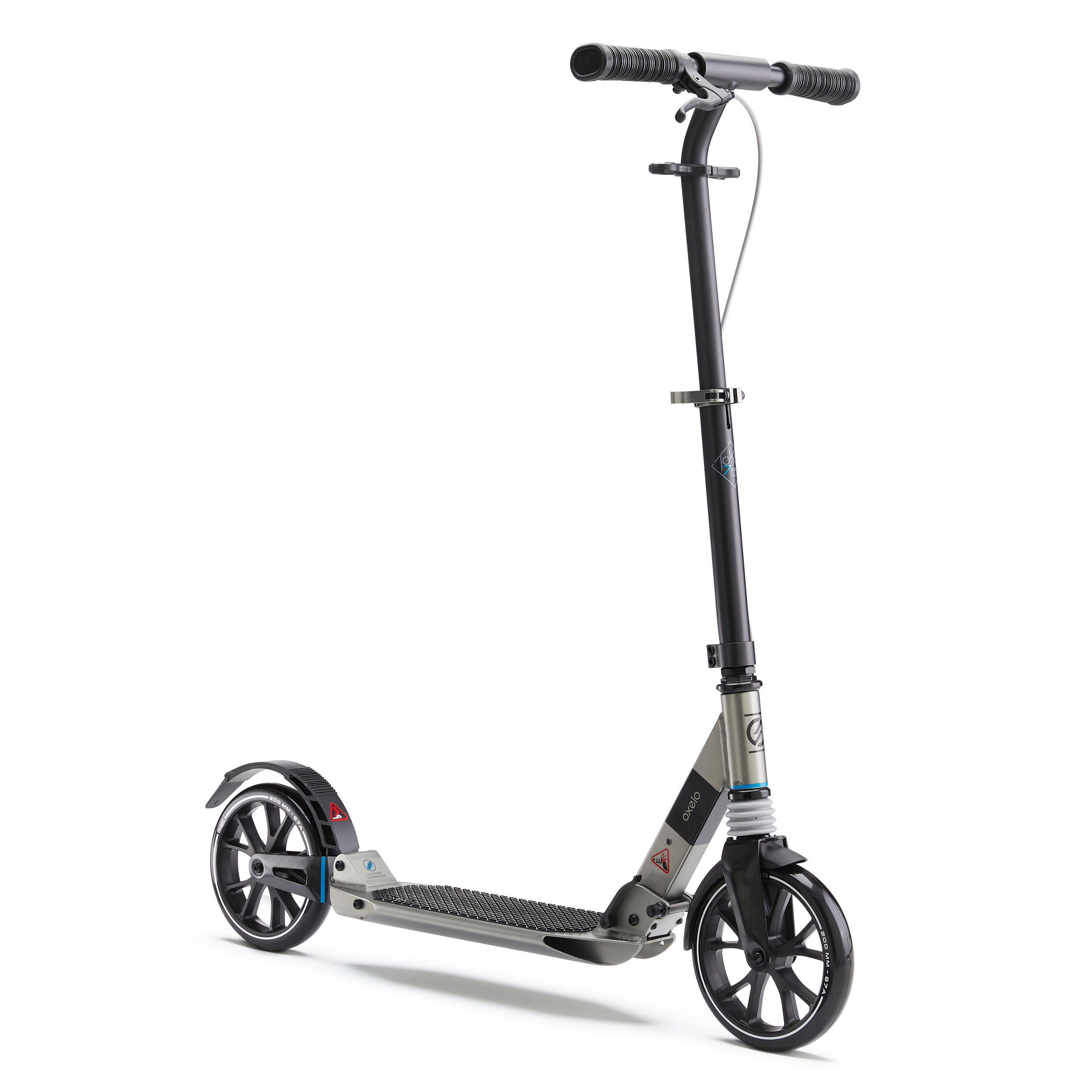 Folding Scooter - Town 7 XL Black - OXELO