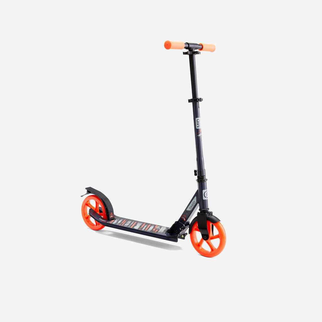 Scooter with Kickstand MID 7 - Black/Lavender