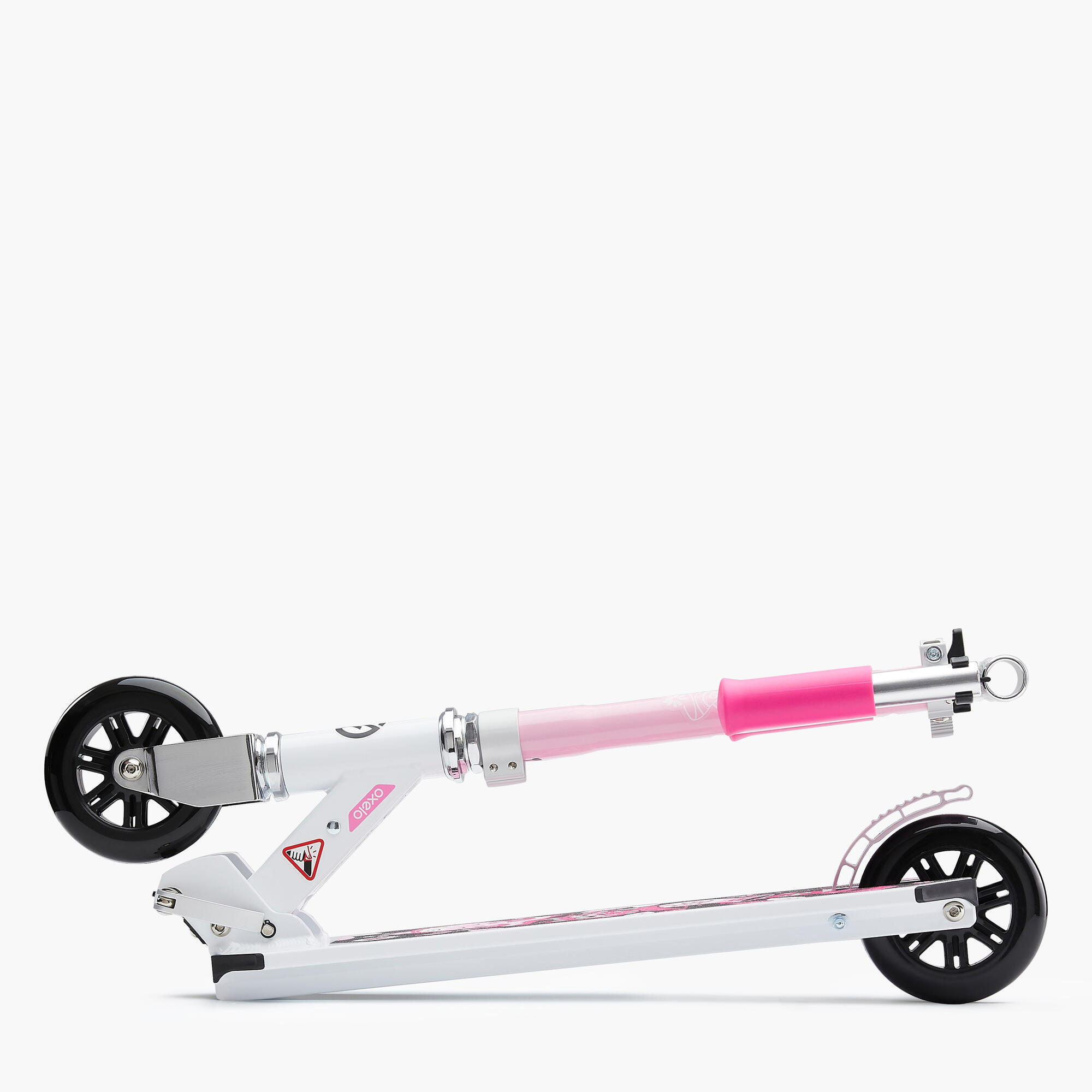 MONOPATTINO PER BAMBINI MID 1 BIANCO ROSA