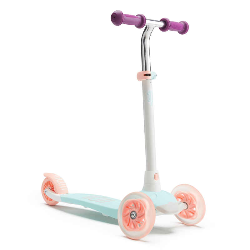 Kids' 3-Wheeled Scooter B1 500 - White/Mint