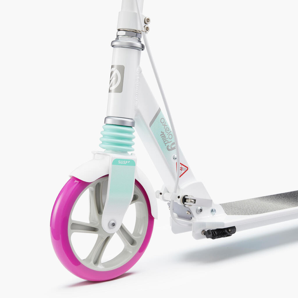 TROTTINETTE MID9 BLANCHE VIOLETTE