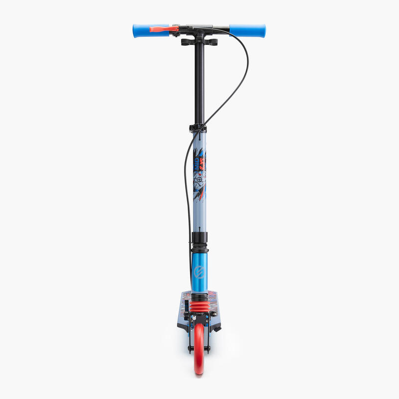 MID 5 Kids' Scooter with Handlebar Brake and Suspension - Superhero