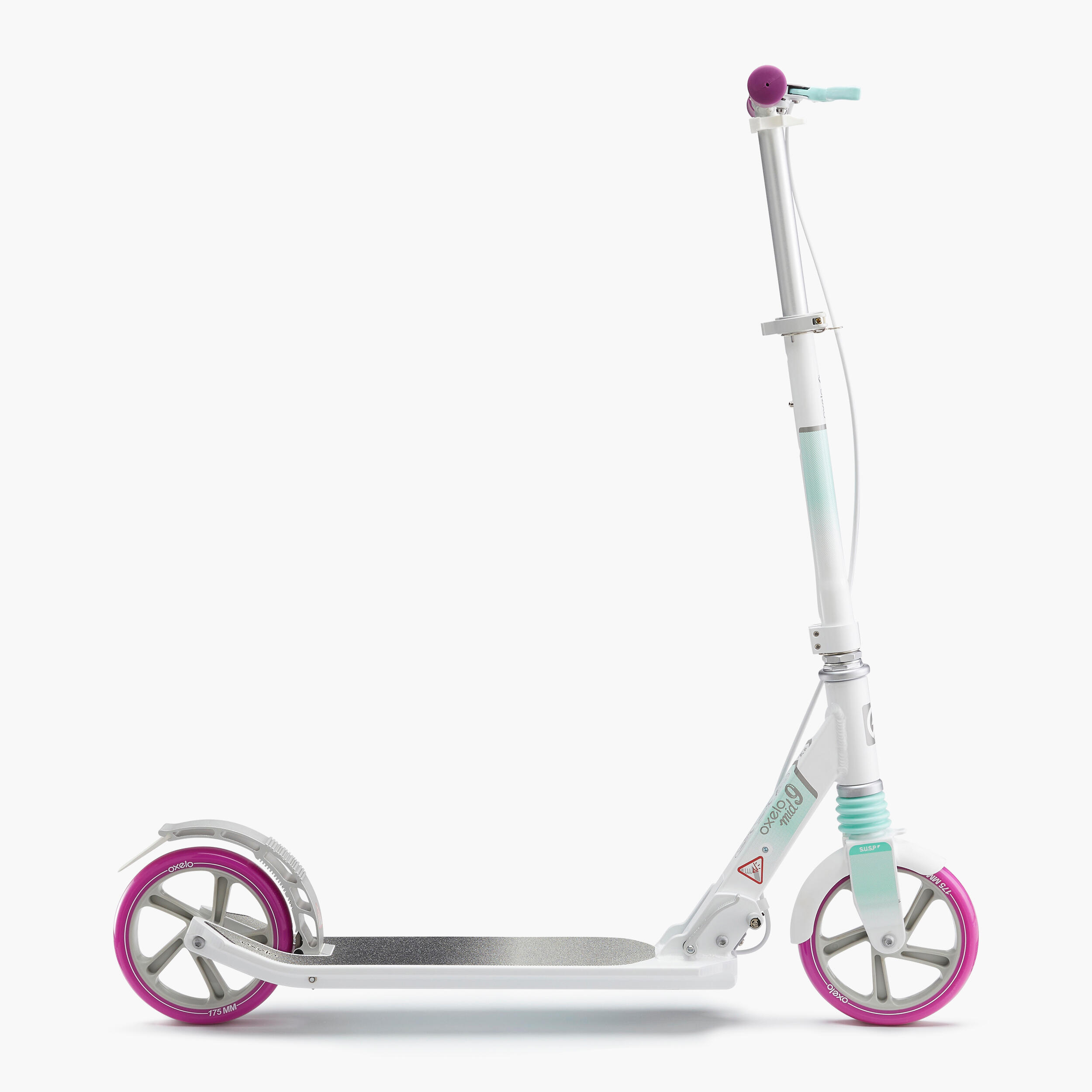 MID 9 Scooter - White/Purple - Decathlon