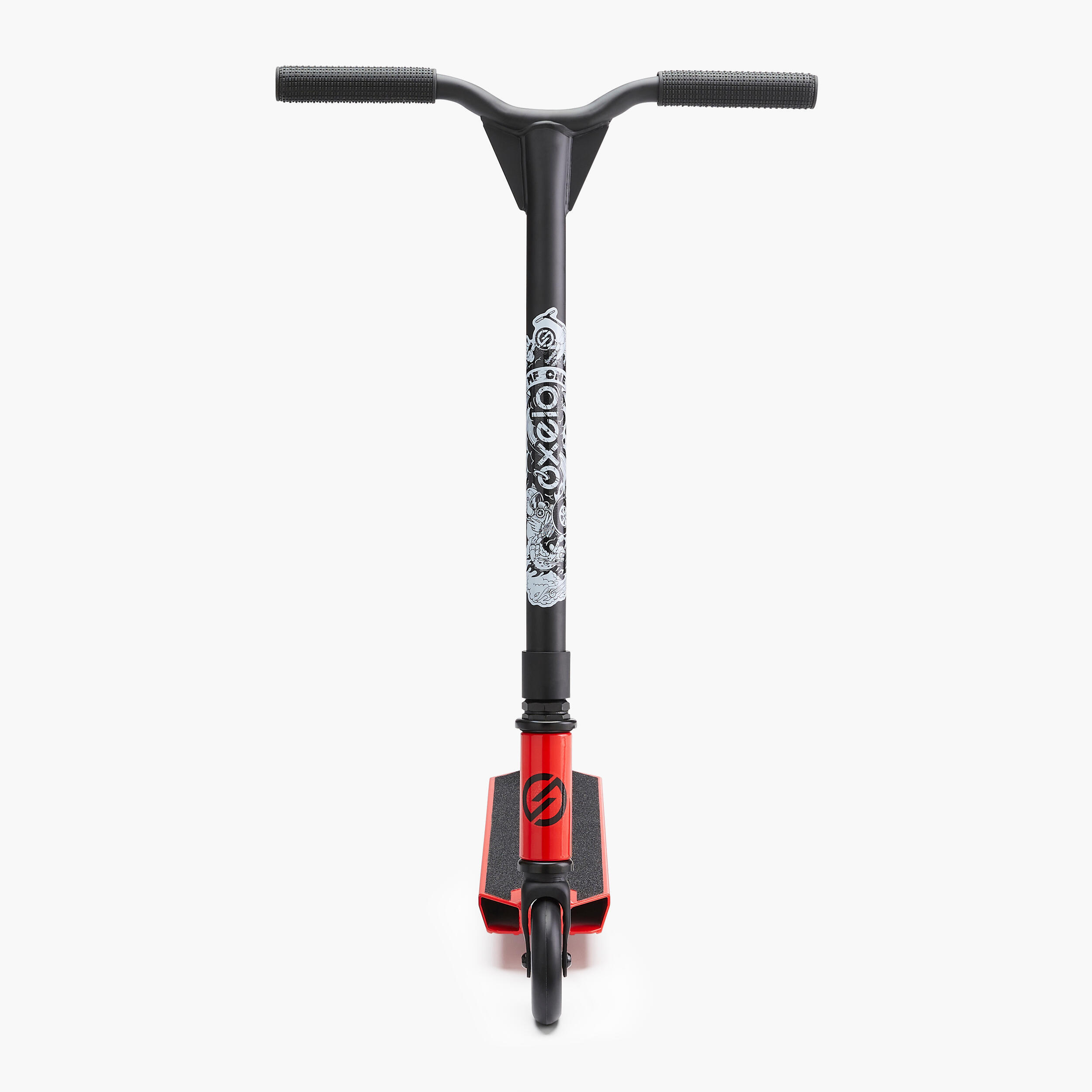 Patín del diablo Scooter Freestyle Oxelo MF One Niño Rojo 2016 3/6