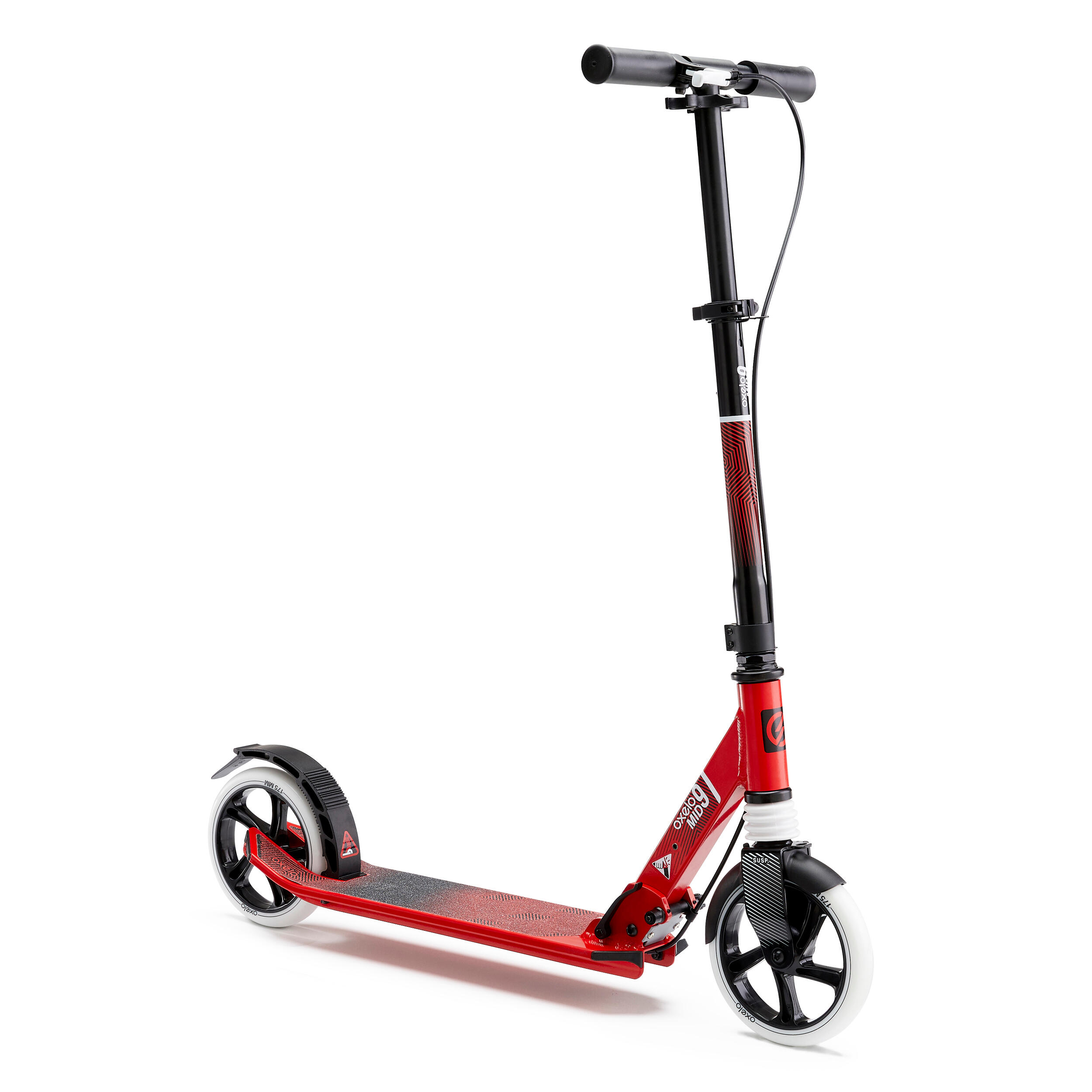2019 Scooter Roller Tretroller Cityroller Kinderroller Kinder Klappbar rote t1 