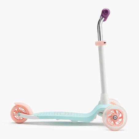 Kids' 3-Wheeled Scooter B1 500 - White/Mint