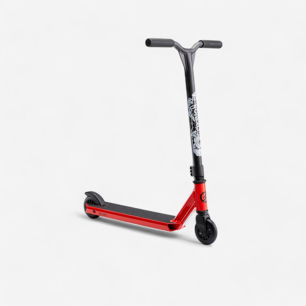 Patín del diablo Scooter Freestyle Oxelo MF One Niño Rojo 2016