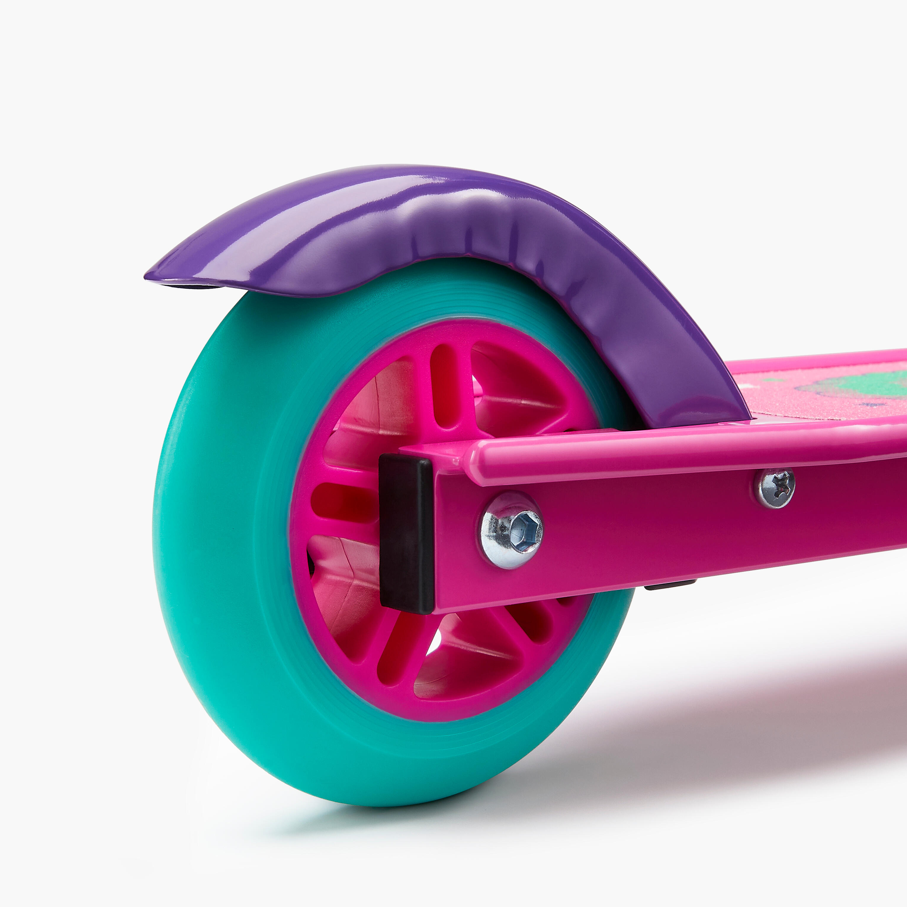 Play 5 Children's Scooter with Brake - Purple - OXELO