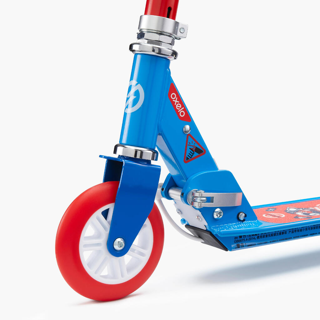 Play 5 Children's Scooter with Brake - Blue