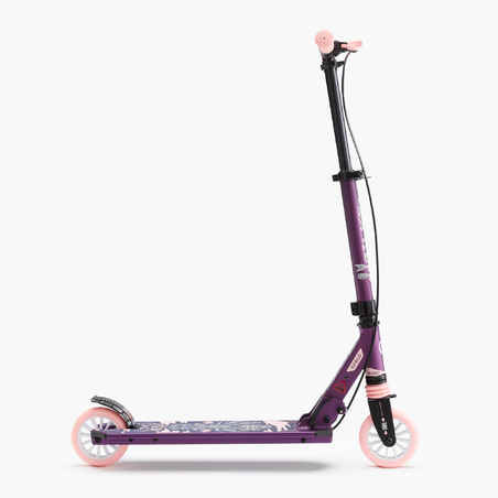 MID5 Kids' Scooter with Handlebar Brake and Suspension - Tribal Graphic