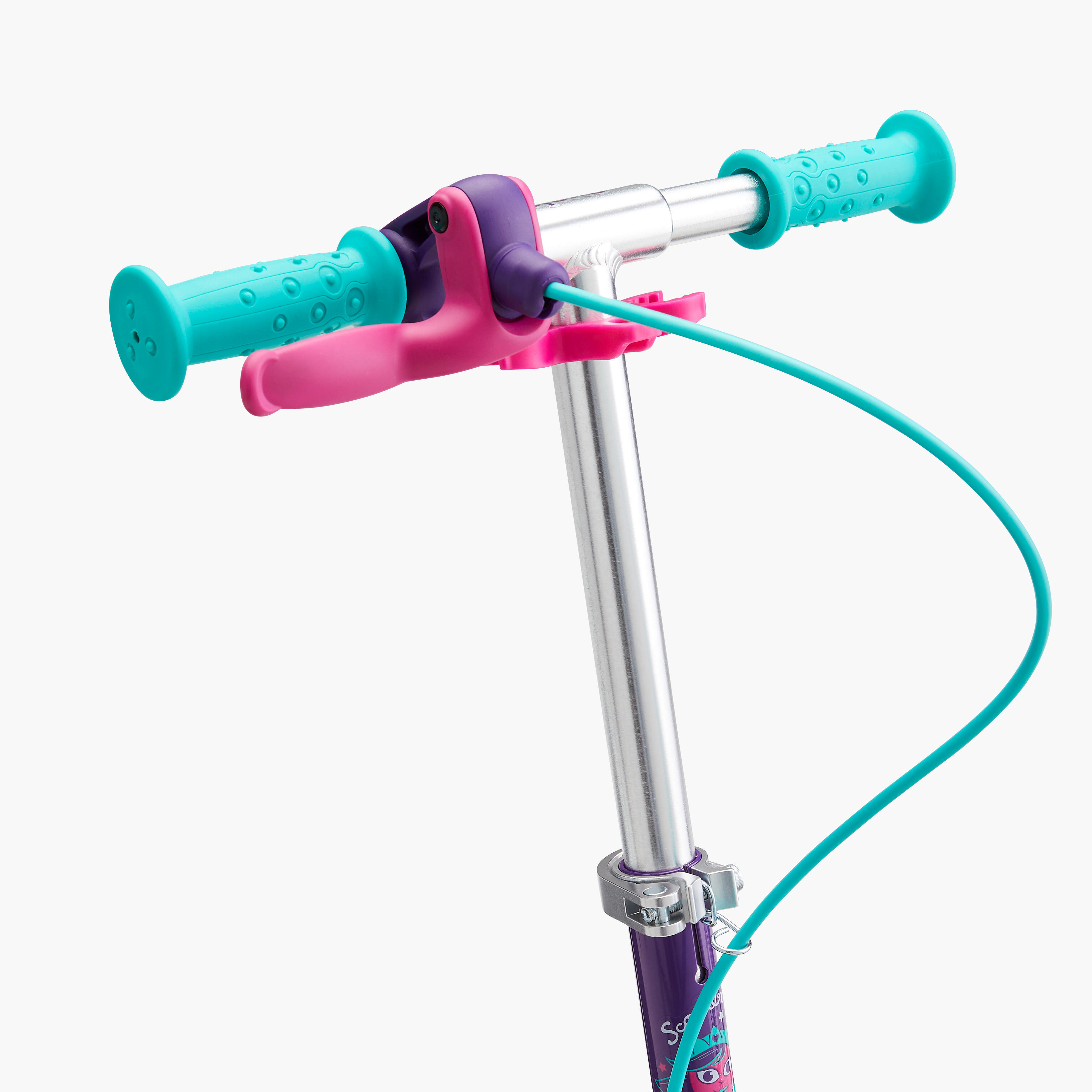 Play 5 Children's Scooter with Brake - Purple - OXELO