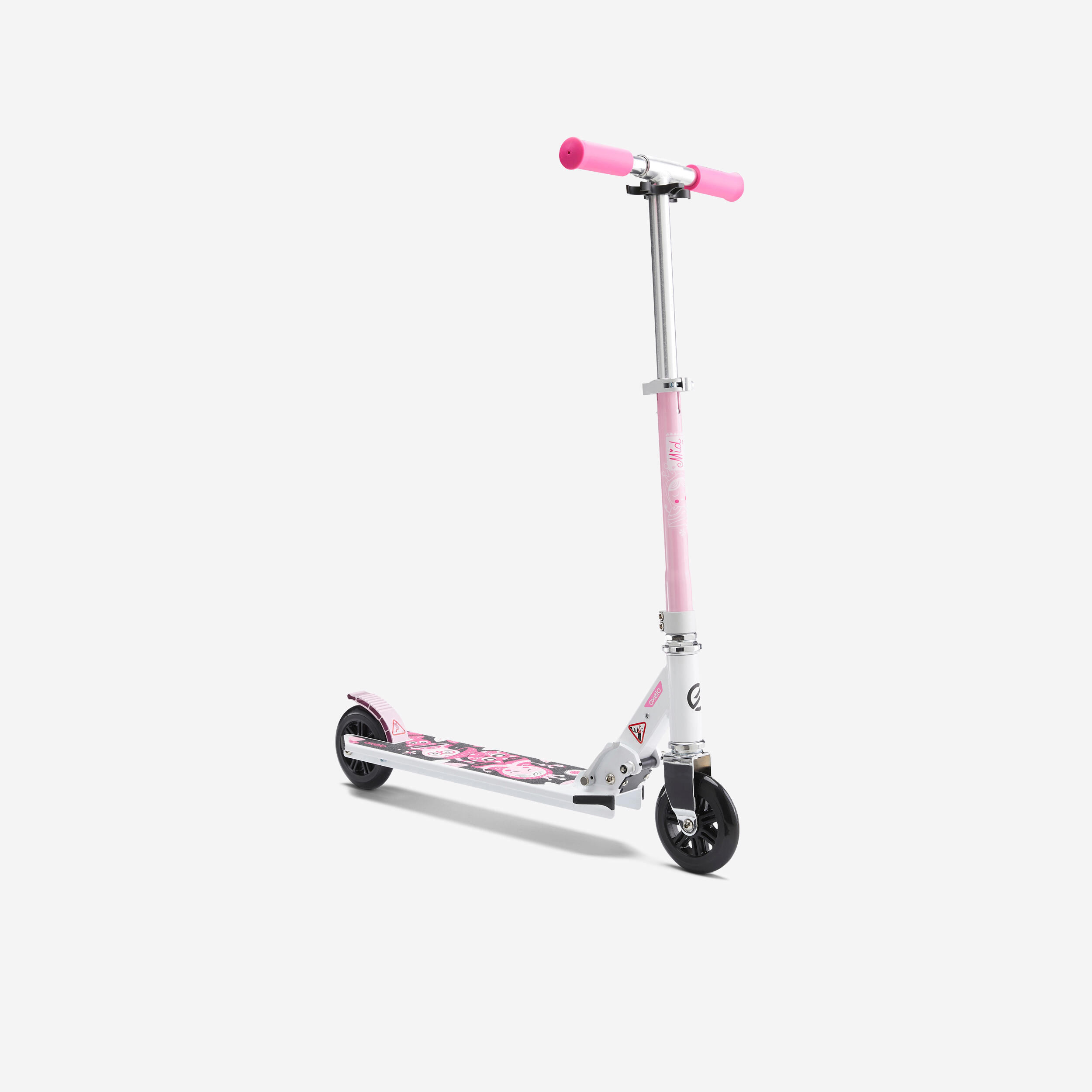 MONOPATTINO PER BAMBINI MID 1 BIANCO ROSA