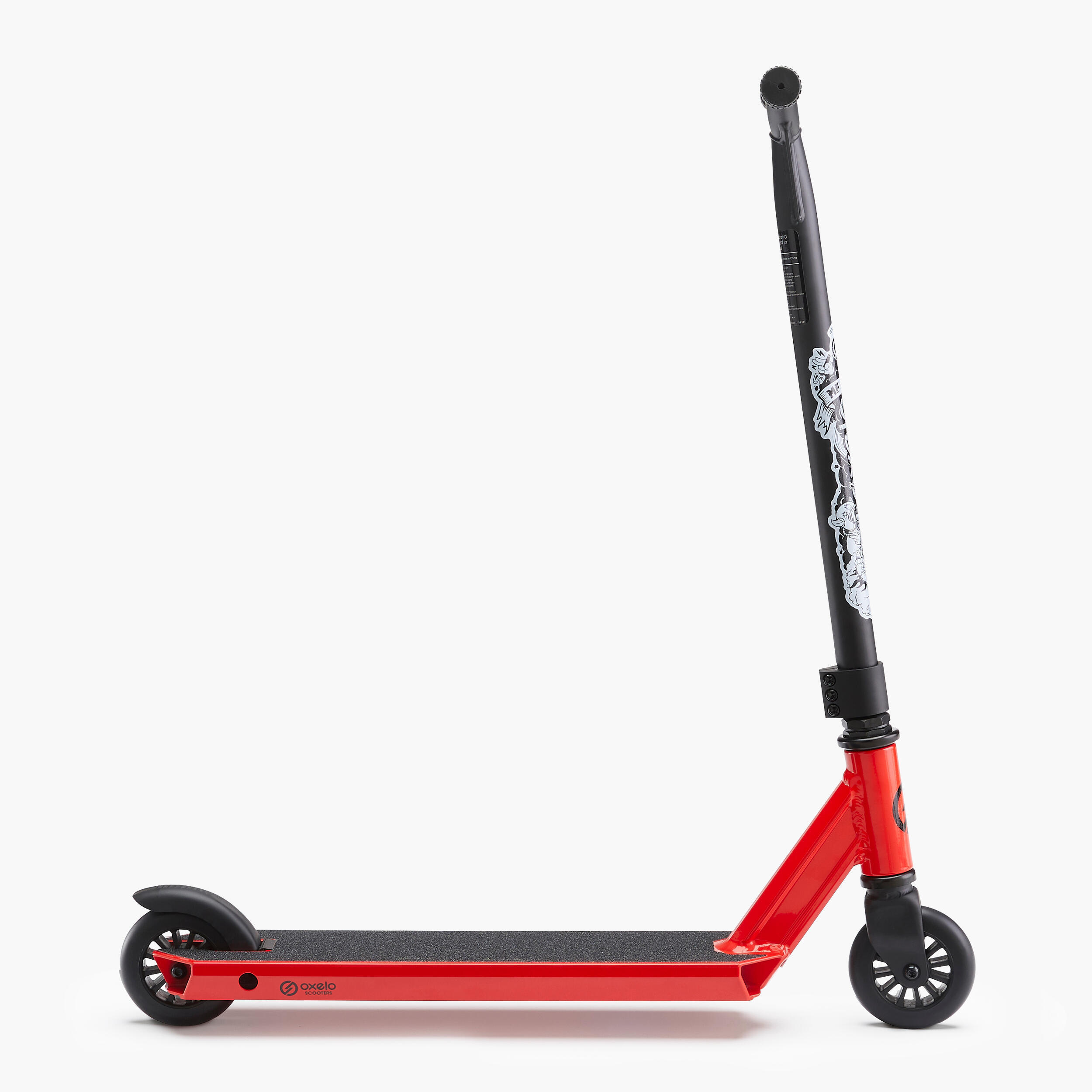 Patín del diablo Scooter Freestyle Oxelo MF One Niño Rojo 2016 2/6