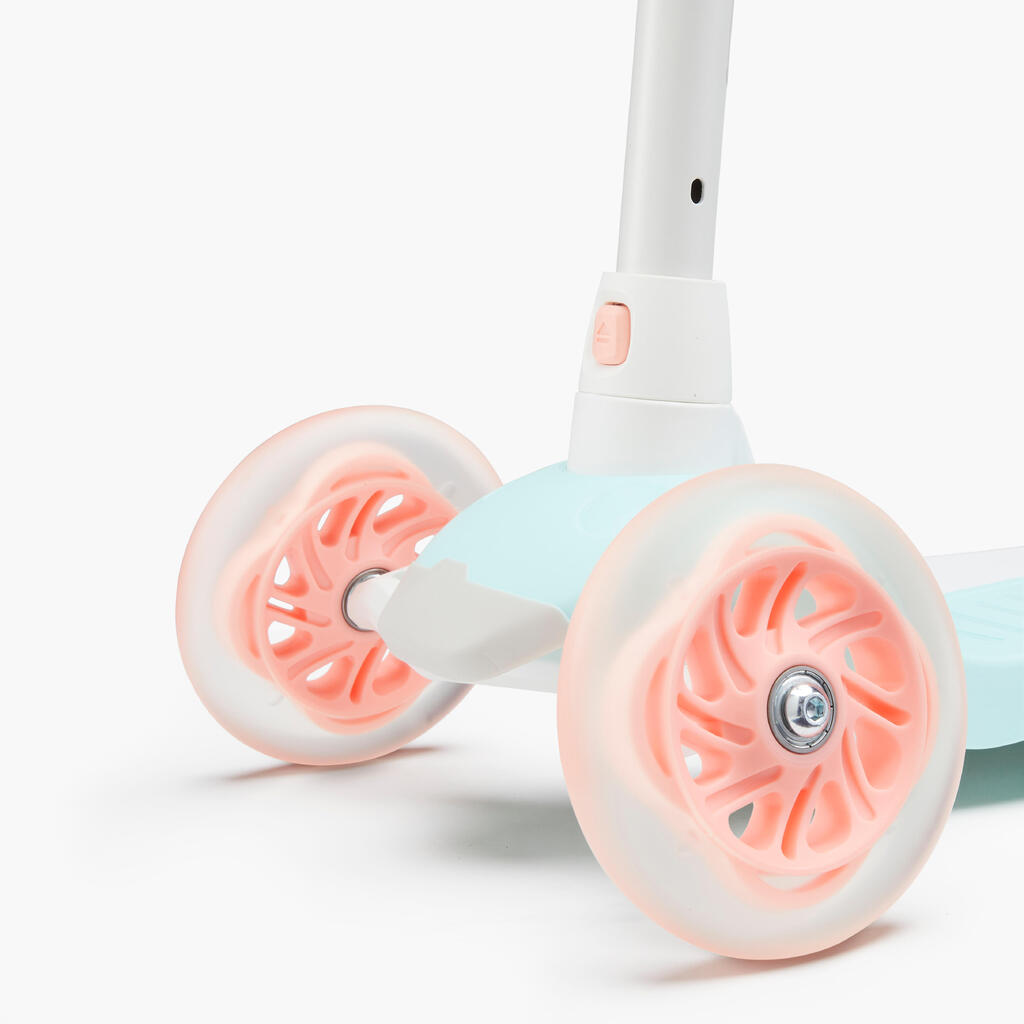 Monopatín para niños Oxelo b1 500 blanco - azul claro