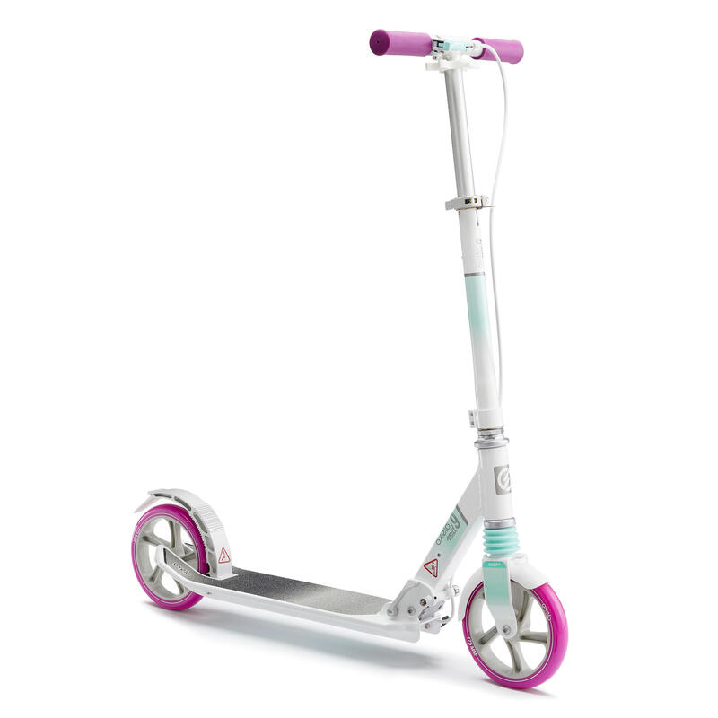 Trottinette Mid 9 Grise Oxelo Decathlon Trottinette Mid 9 Grise Oxelo Decathlon