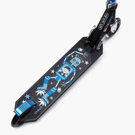 Patinete Scooter Oxelo MID 1 Niños Azul Gris Negro