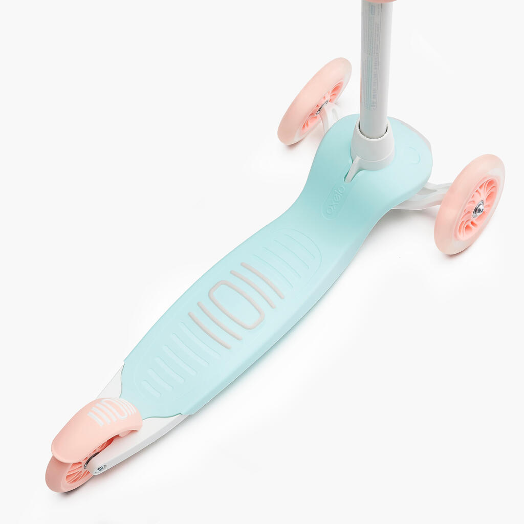 Monopatín para niños Oxelo b1 500 blanco - azul claro