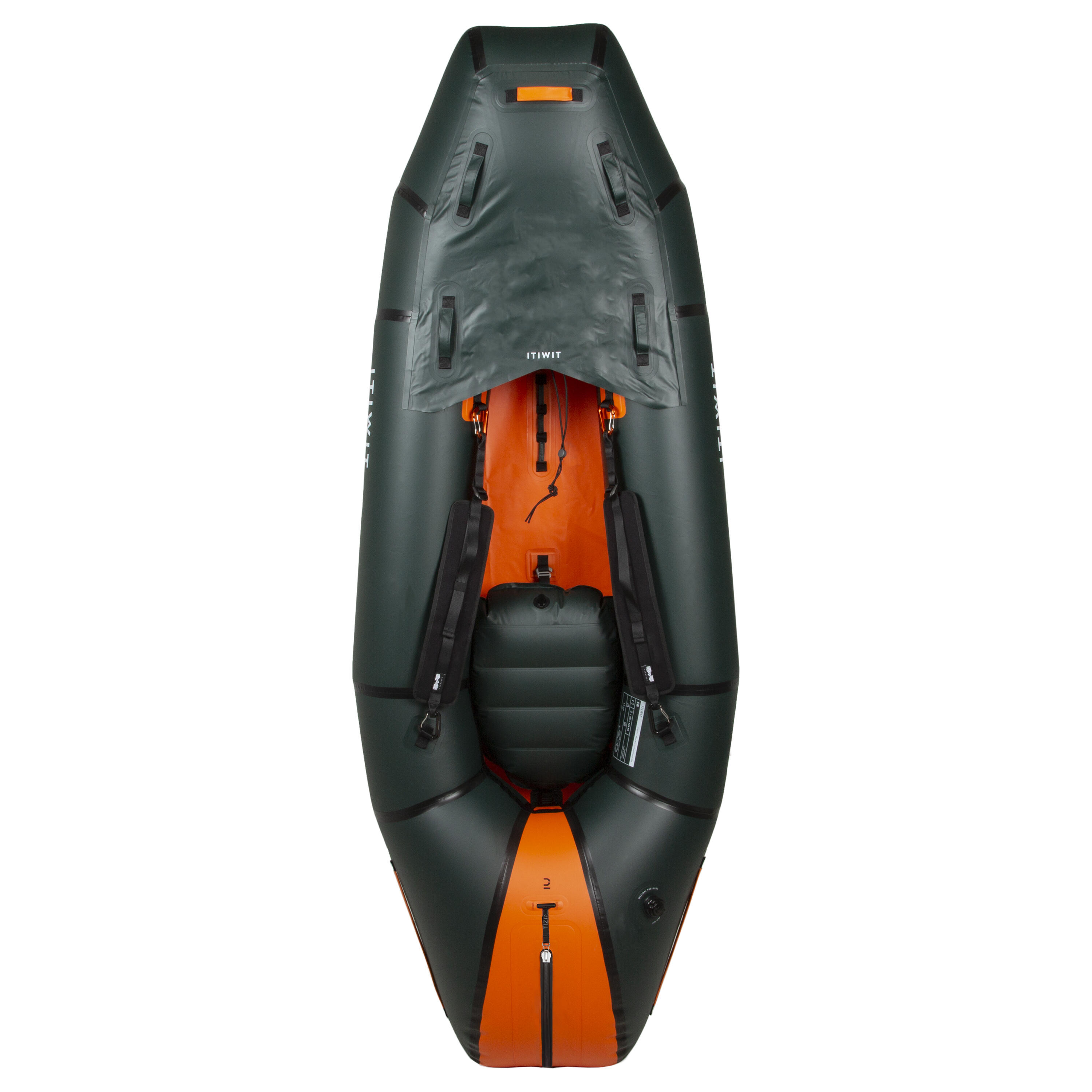 Packraft 500 kayak fluviale gonfiabile in TPU a 1 posto con cerniera stagna - PR500