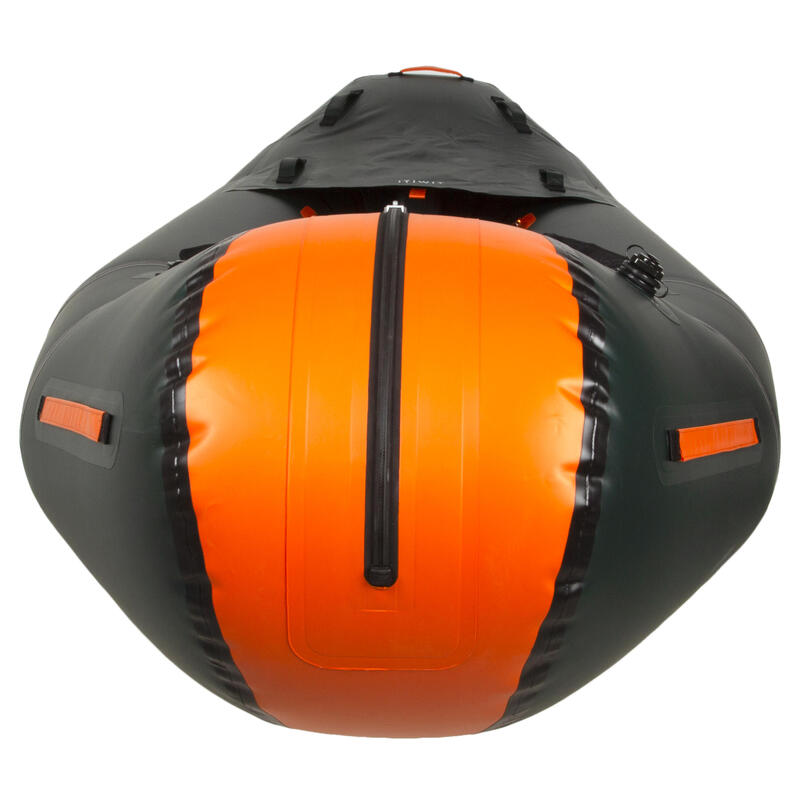 Caiac gonflabil Packraft 500 TPU râu 1 loc PR500 fermoar etanș