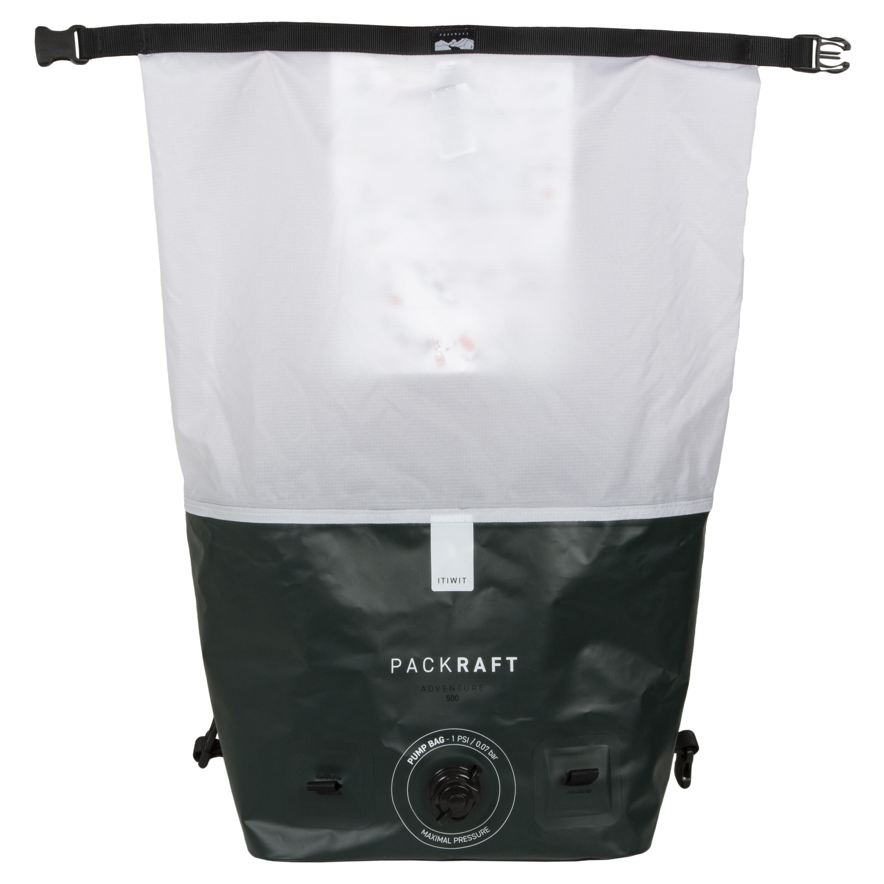 Packraft 500 kayak fluviale gonfiabile in TPU a 1 posto con cerniera stagna - PR500