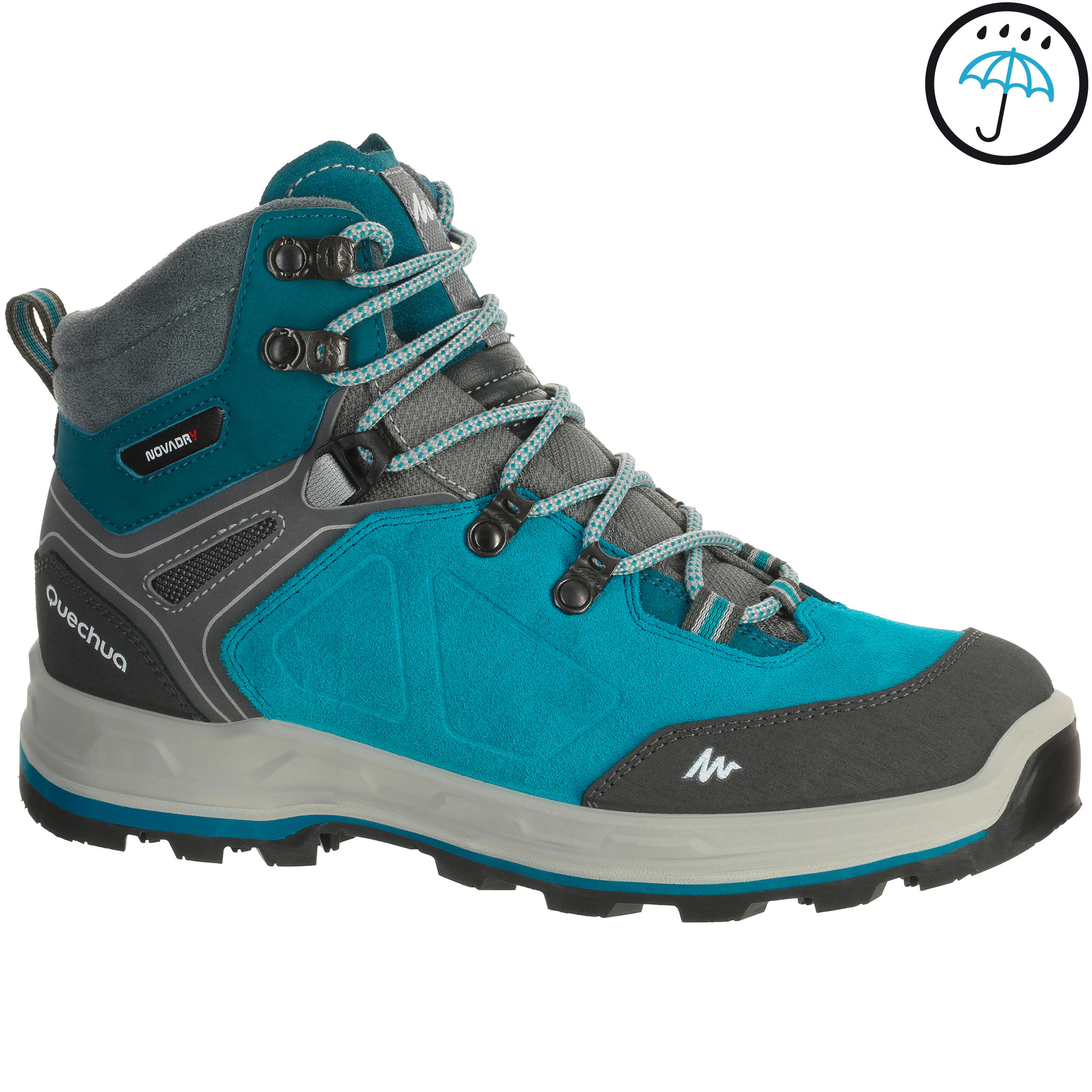 Trekking 100 Waterproof Woman’s Shoe - Blue 1/11