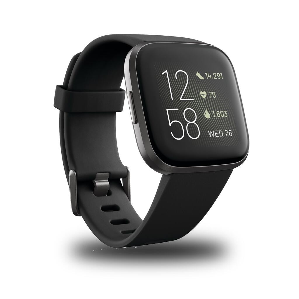 Smartwatch Gesundheit Fitness Fitbit Versa 2 Weihnachtsspezial schwarz