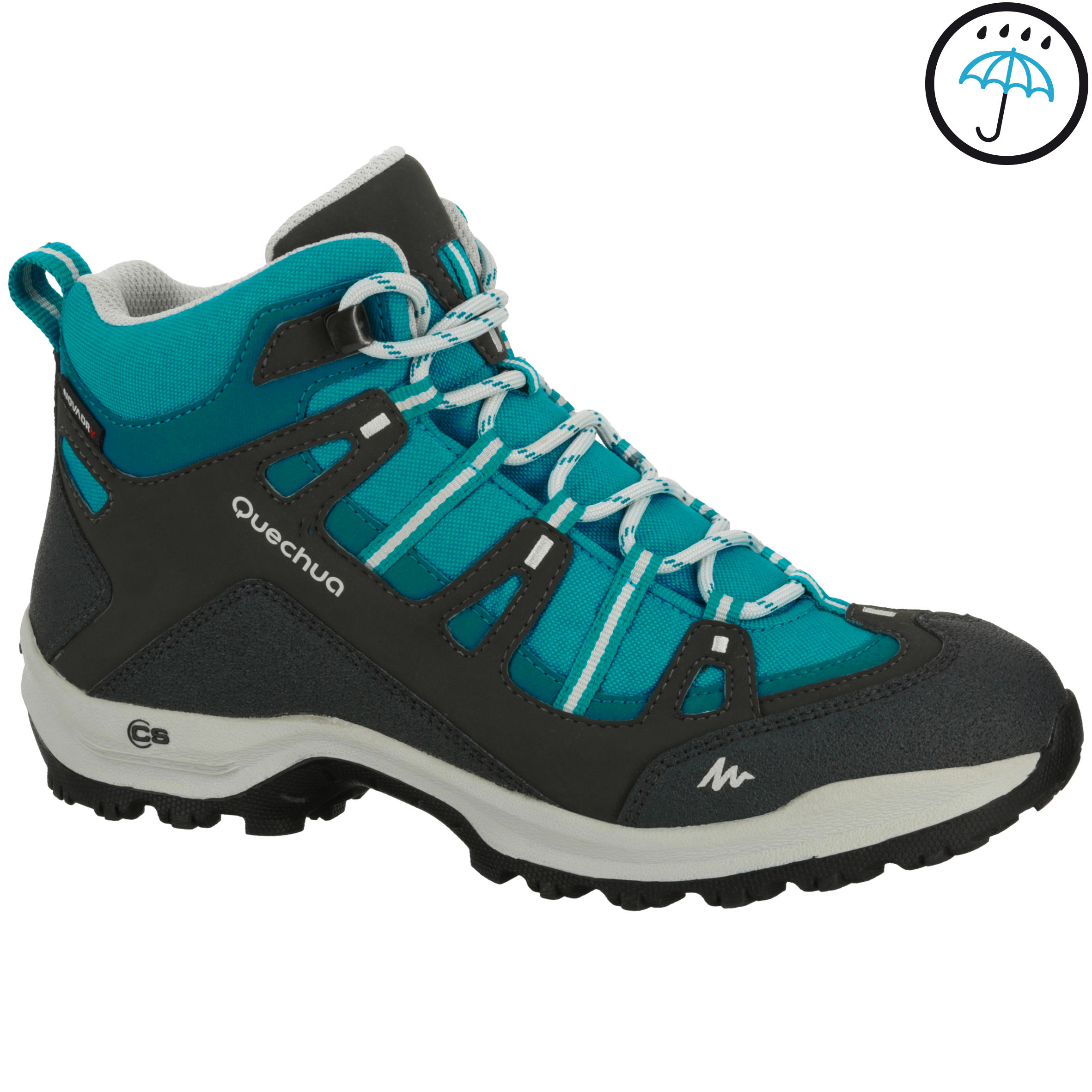 Arpenaz 100 Mid Wtp Women's Hiking Boots - Blue 2/15