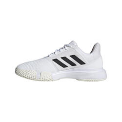 Men's Multicourt Tennis Shoes CourtJam Bounce - White ADIDAS - Decathlon