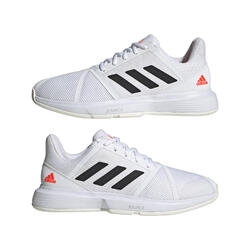 Men's Multicourt Tennis Shoes CourtJam Bounce - White ADIDAS - Decathlon