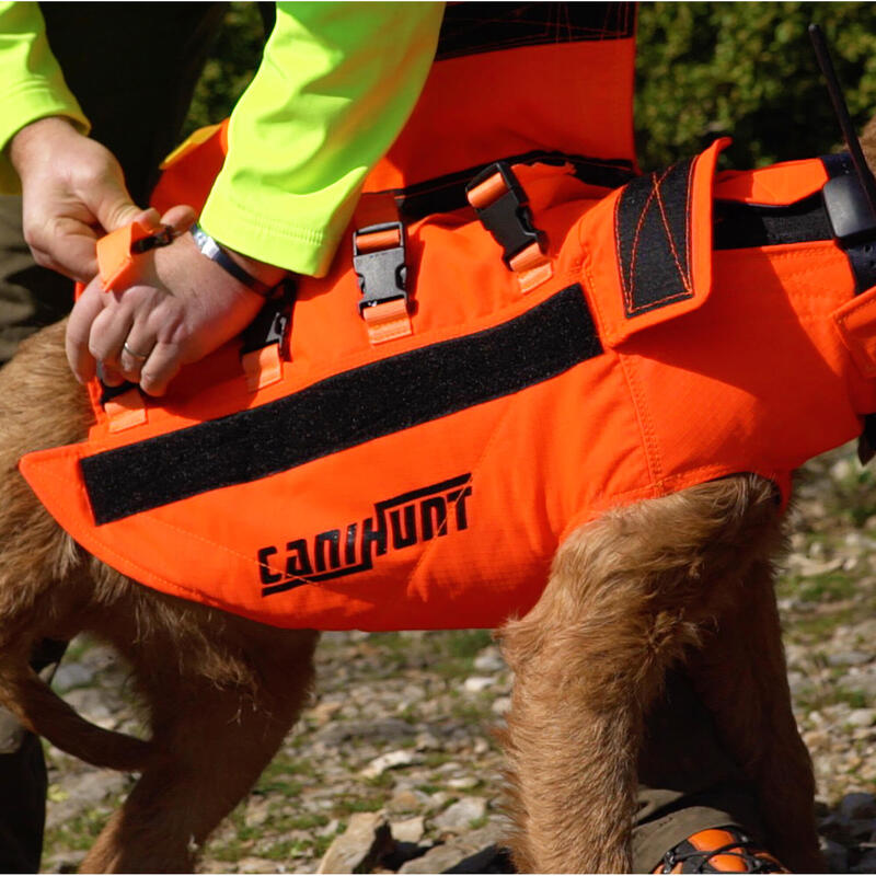 Chaleco Protector Perro Caza Polietileno Antiperforacion Canihunt Dog Armor V2